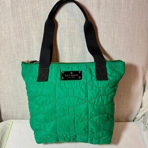 NWOT - Kate Spade Kelly Green Quilted Bag w/Protective Storage Bag and FREE GIFT
